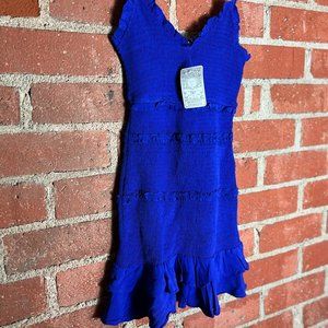 Brand New Women's Oliviaceous Mini-Dress - Blue - Size S